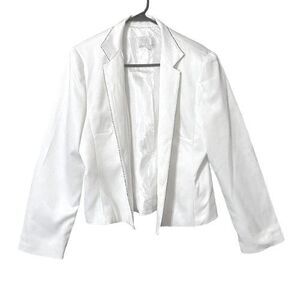 Sandra Darren Lined Jacket Blazer Womens Size 12 Short